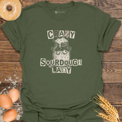 Crazy Sourdough Lady T-Shirt