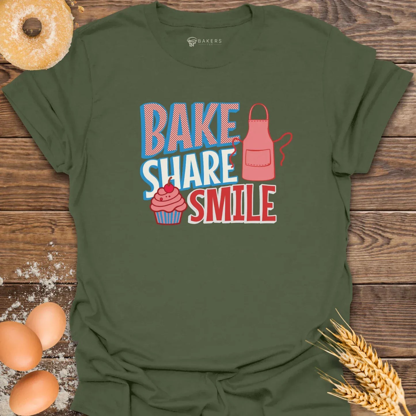 Bake Share Smile T-Shirt
