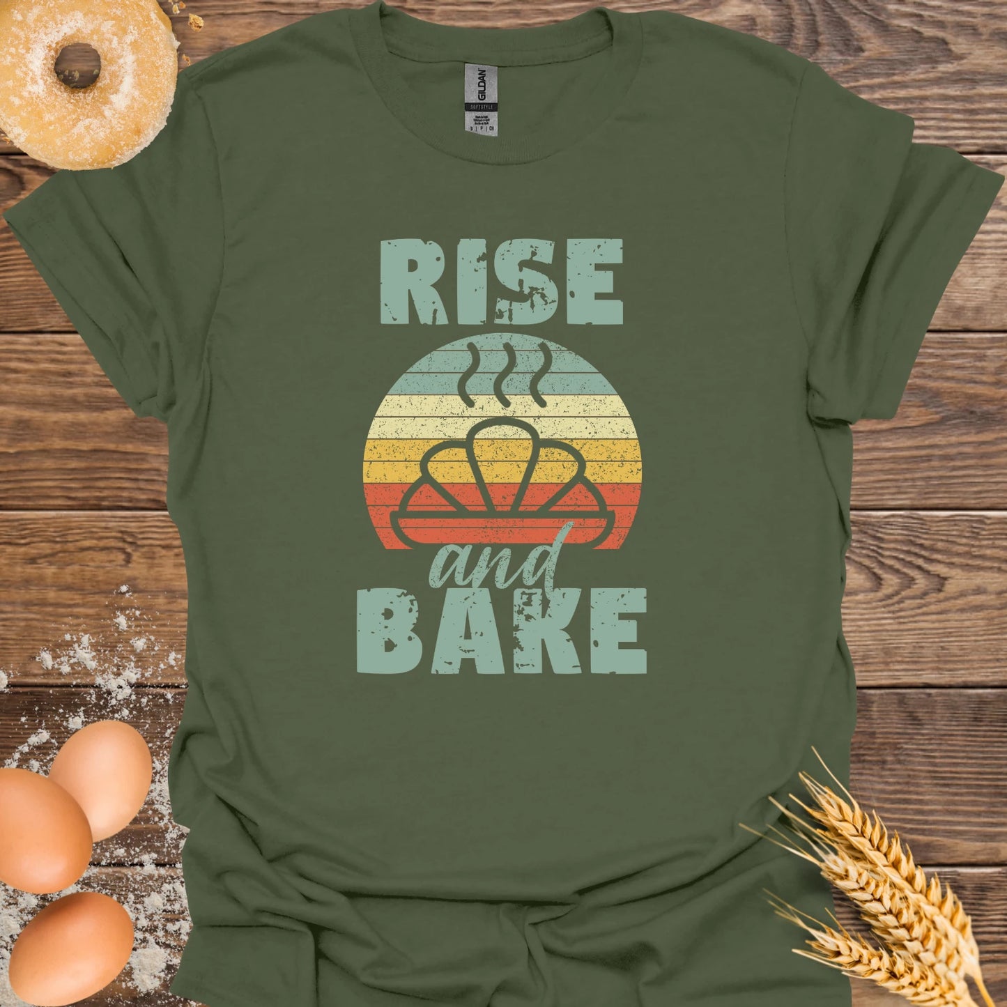 Rise and Bake Sunrise Croissant T-Shirt