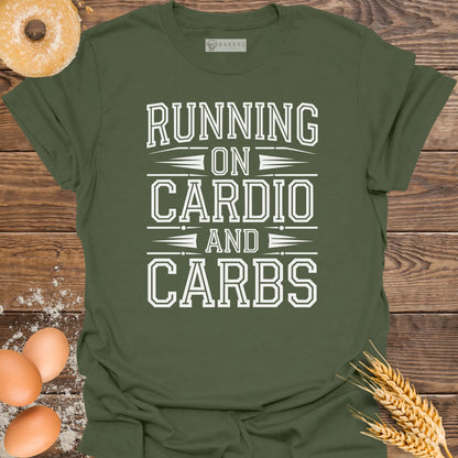 Running on Cardio and Carbs T-Shirt