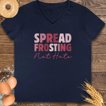 Spread Frosting V-Neck T-Shirt