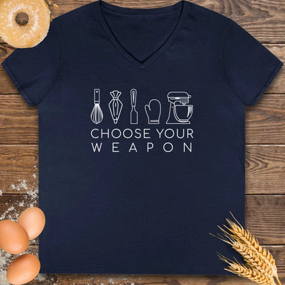 Choose Your Weapon V-Neck T-Shirt