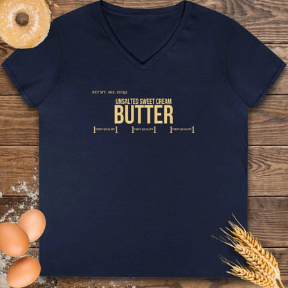 Unsalted Butter V-Neck
