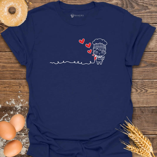 Piping Love T-Shirt