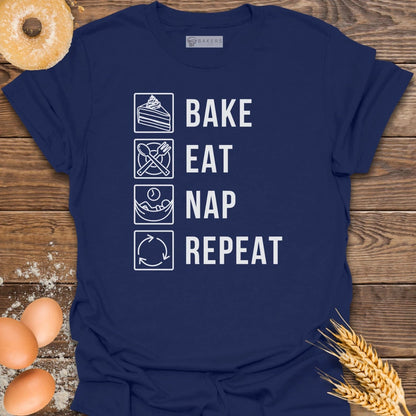Bake Eat Nap Repeat T-Shirt