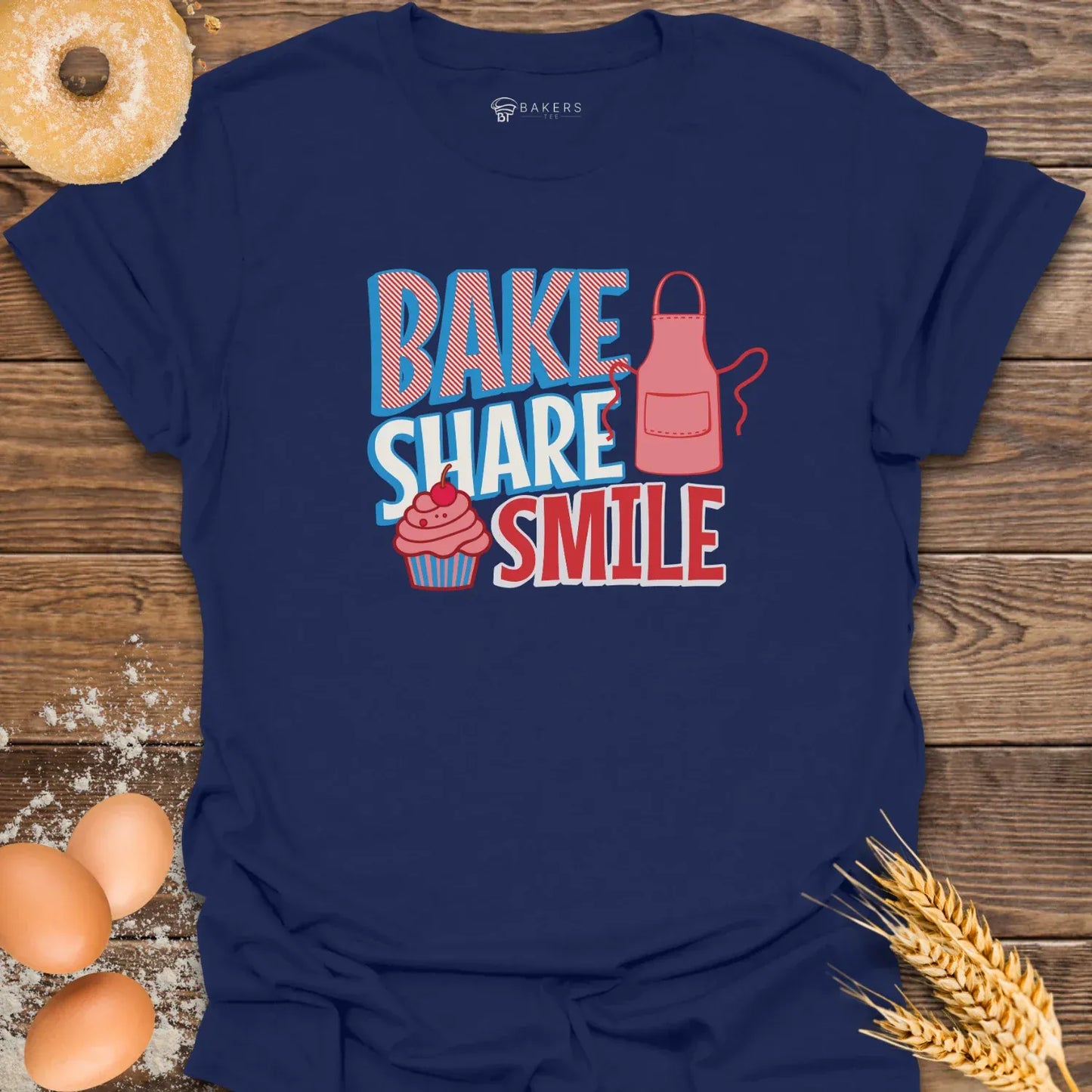Bake Share Smile T-Shirt