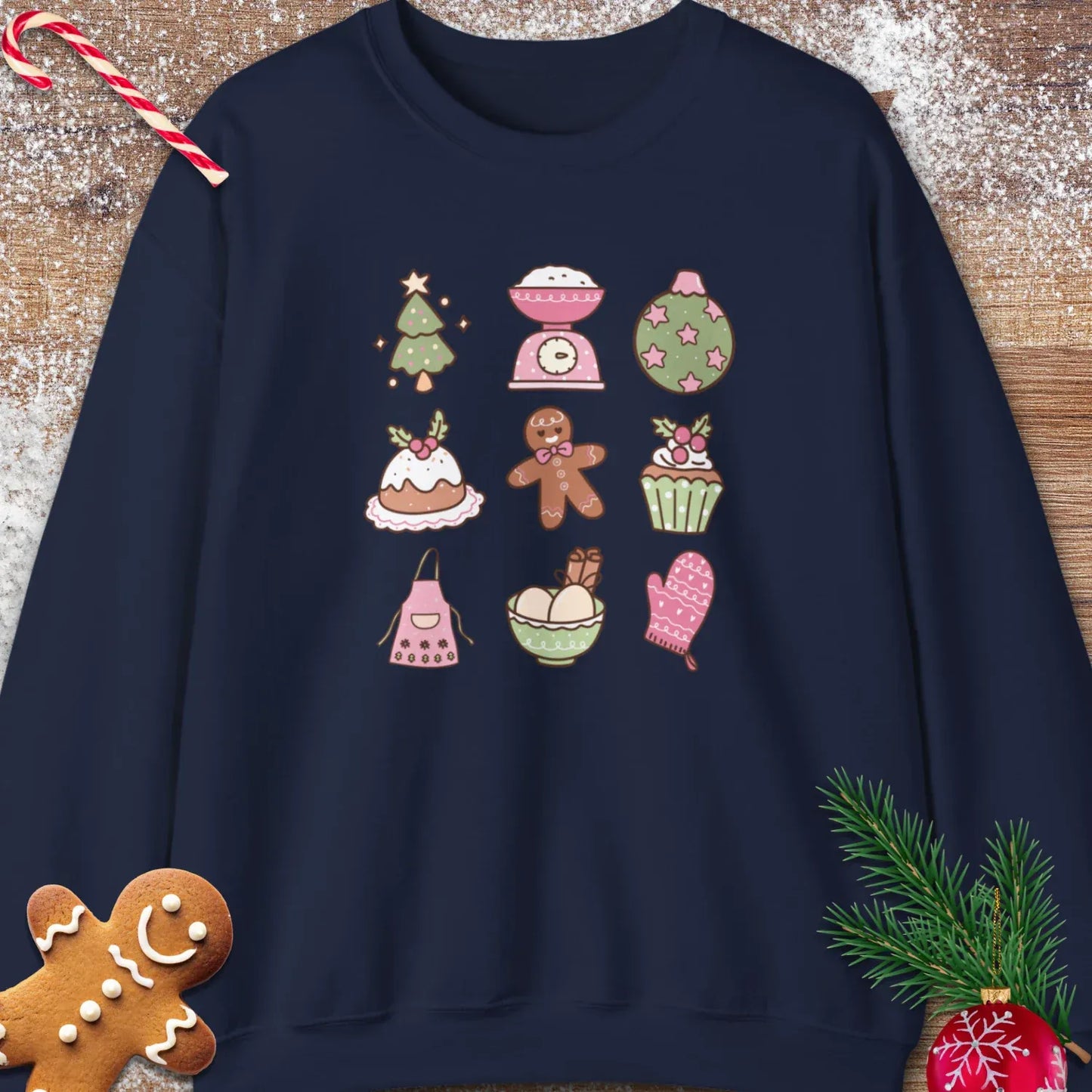 Christmas Grid Sweatshirt