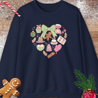 Christmas Heart Sweatshirt
