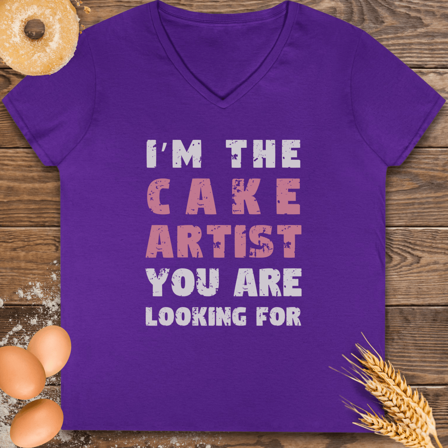 I'm the Cake Artist V-Neck