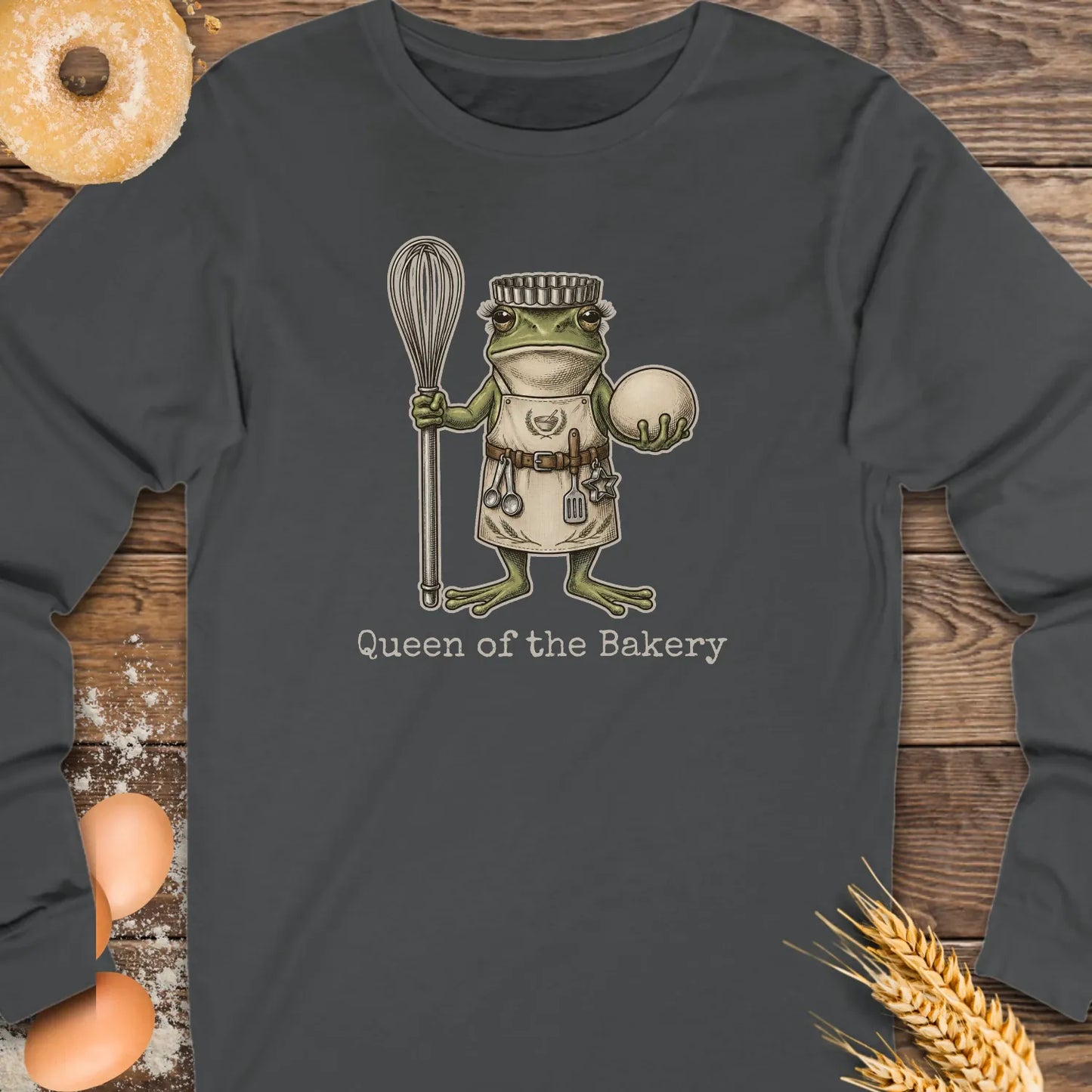 Queen Bakery Long Sleeve Tee