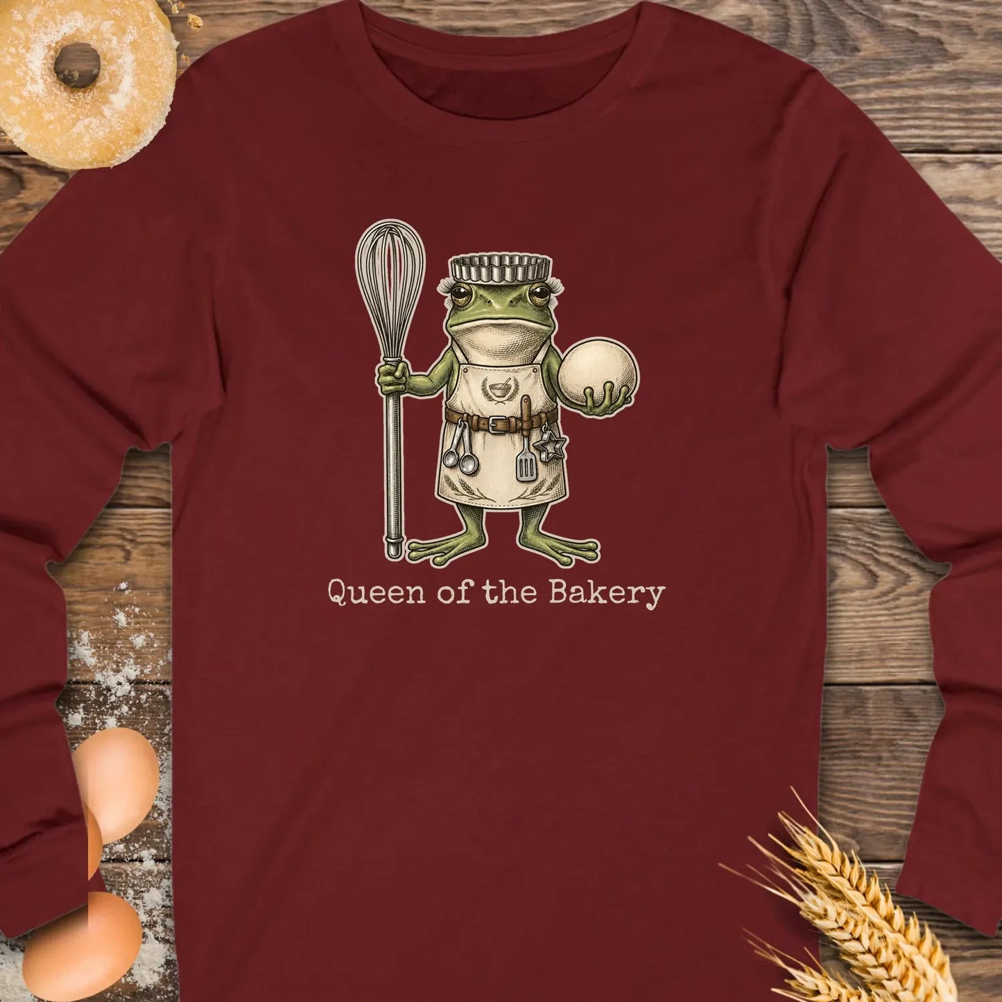 Queen Bakery Long Sleeve Tee