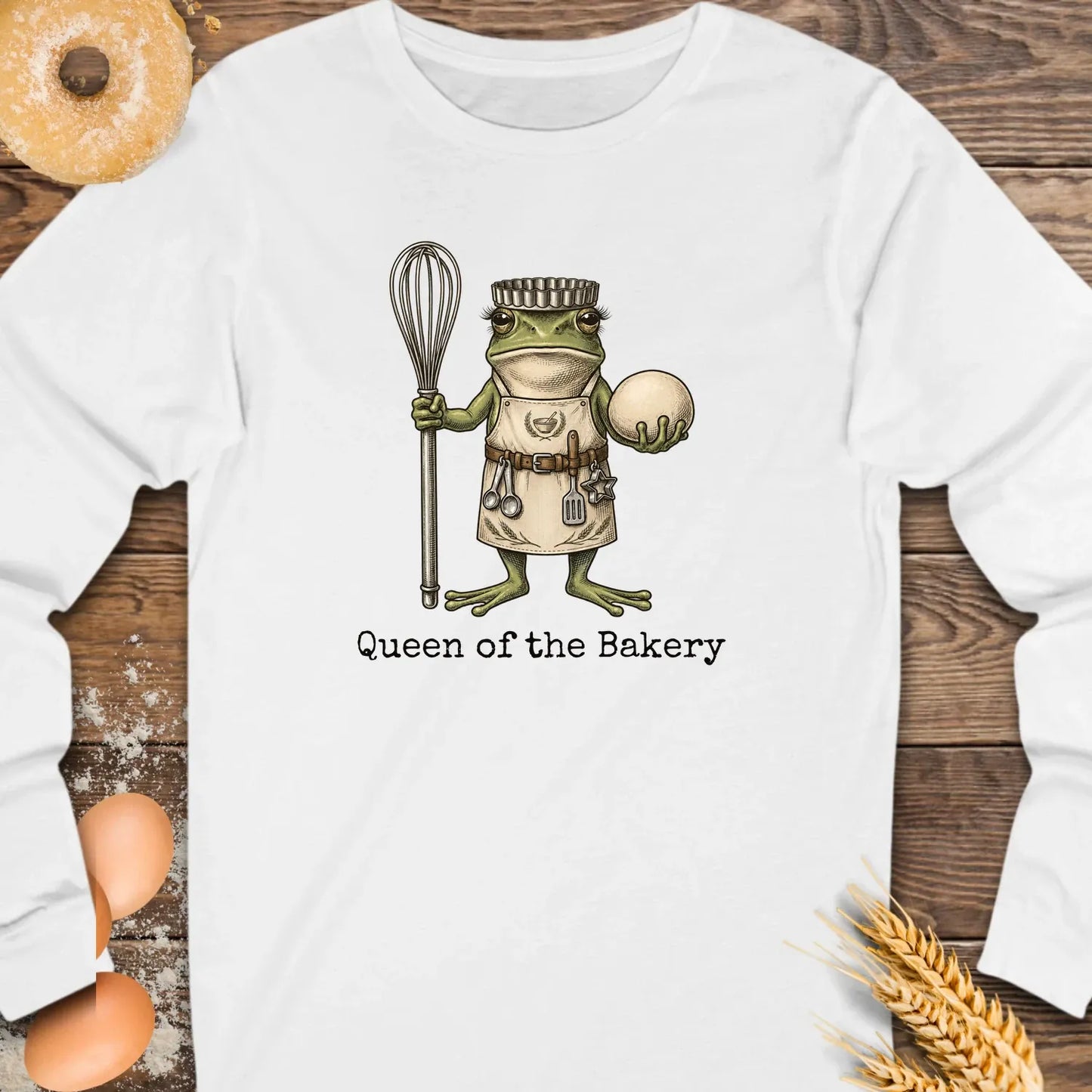 Queen Bakery Long Sleeve Tee