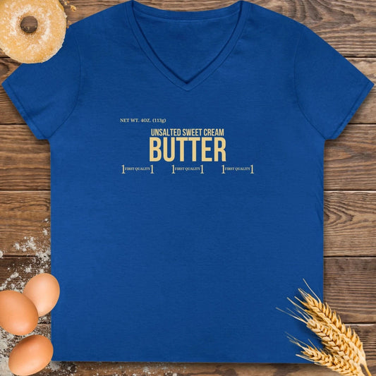 Unsalted Butter V-Neck