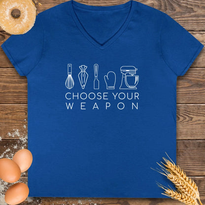 Choose Your Weapon V-Neck T-Shirt