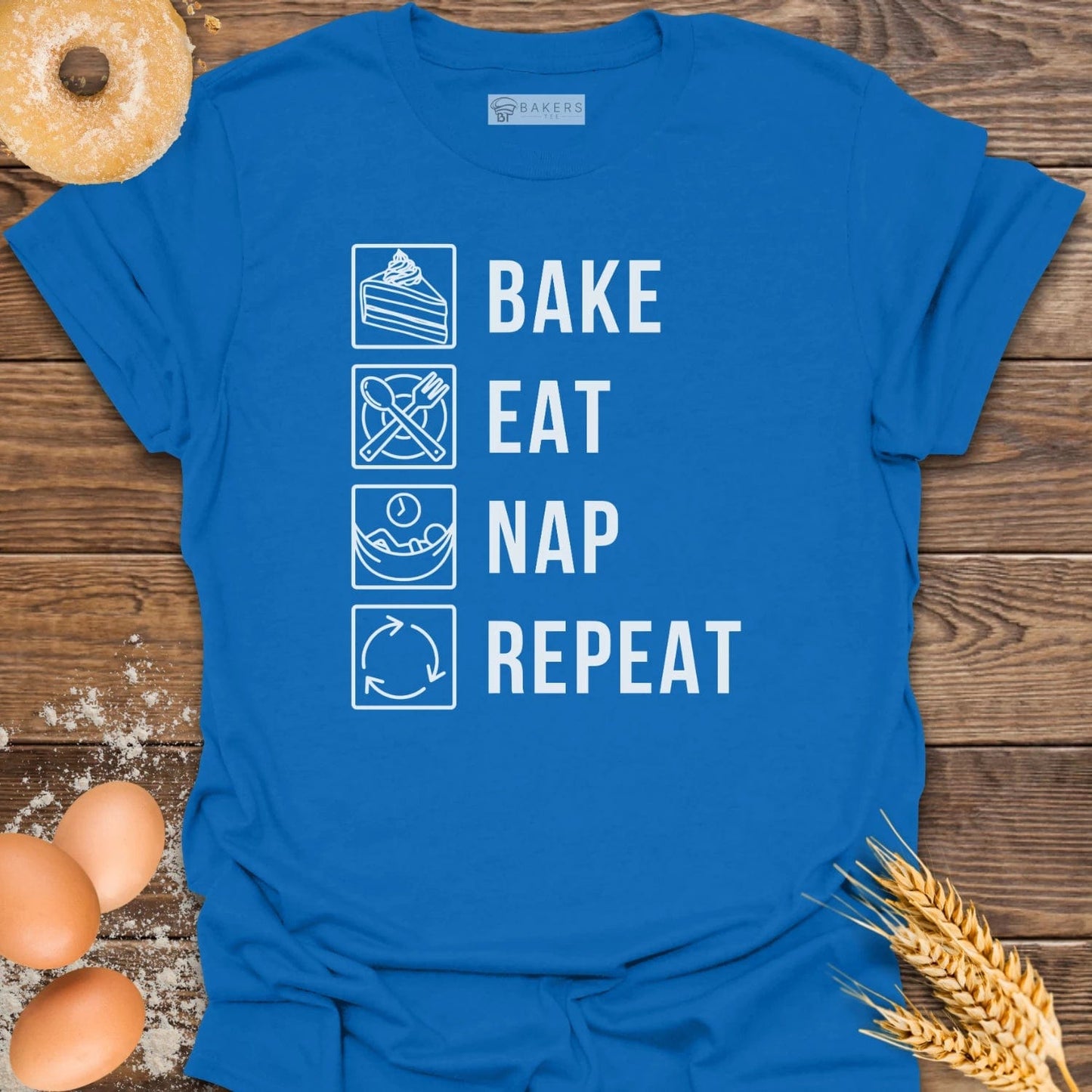 Bake Eat Nap Repeat T-Shirt