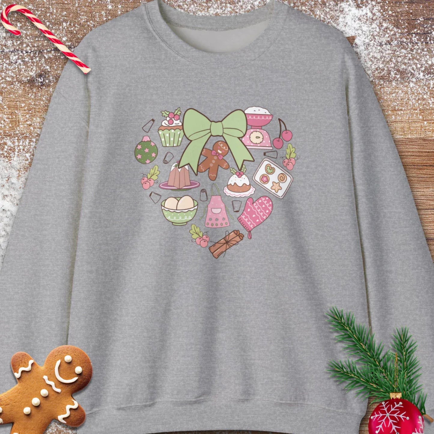 Christmas Heart Sweatshirt