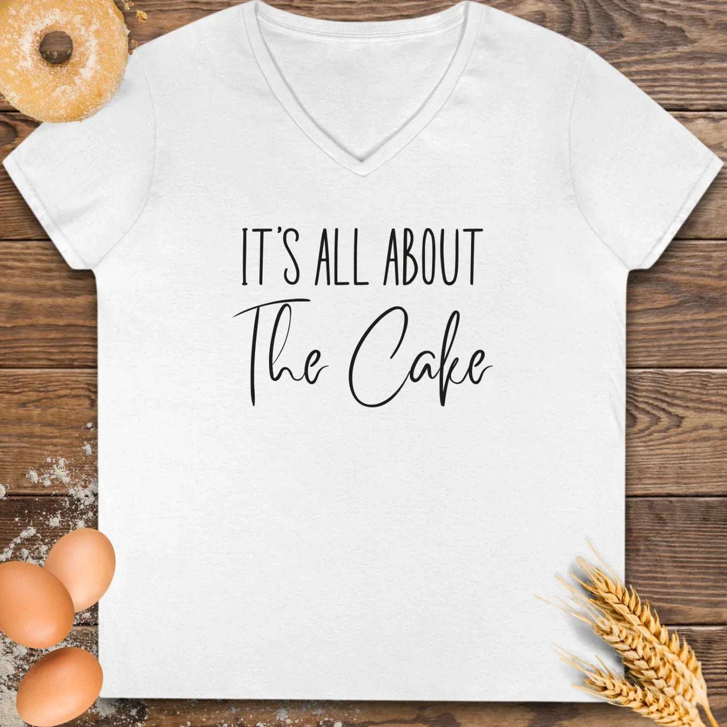 About Cake V-Neck