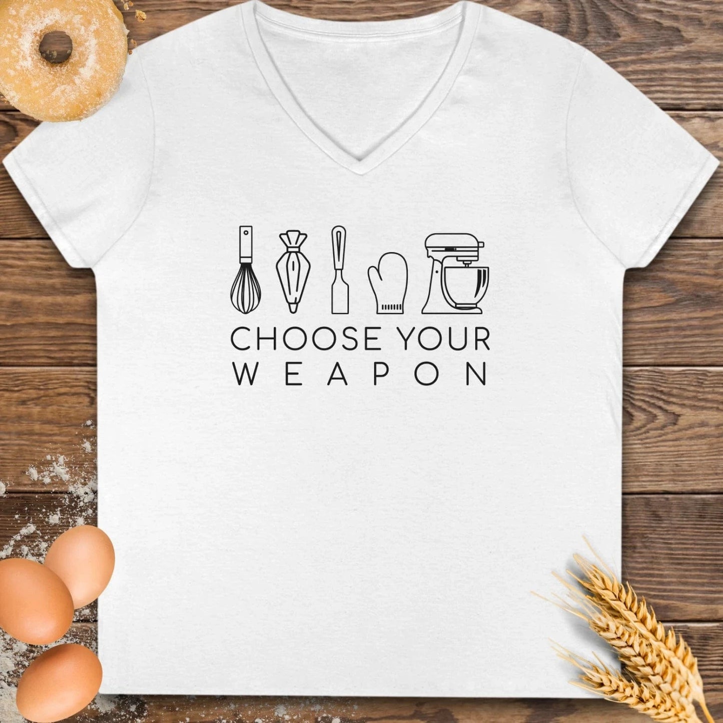 Choose Your Weapon V-Neck T-Shirt