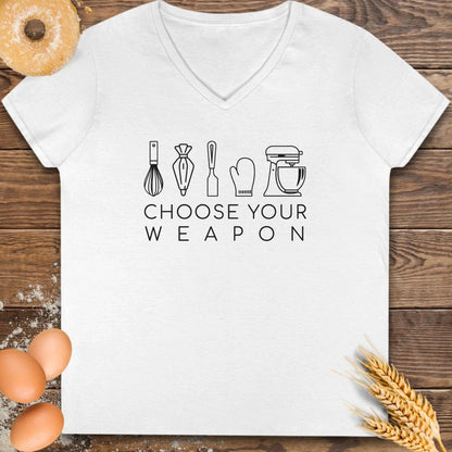 Choose Your Weapon V-Neck T-Shirt