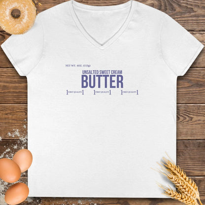 Unsalted Butter V-Neck
