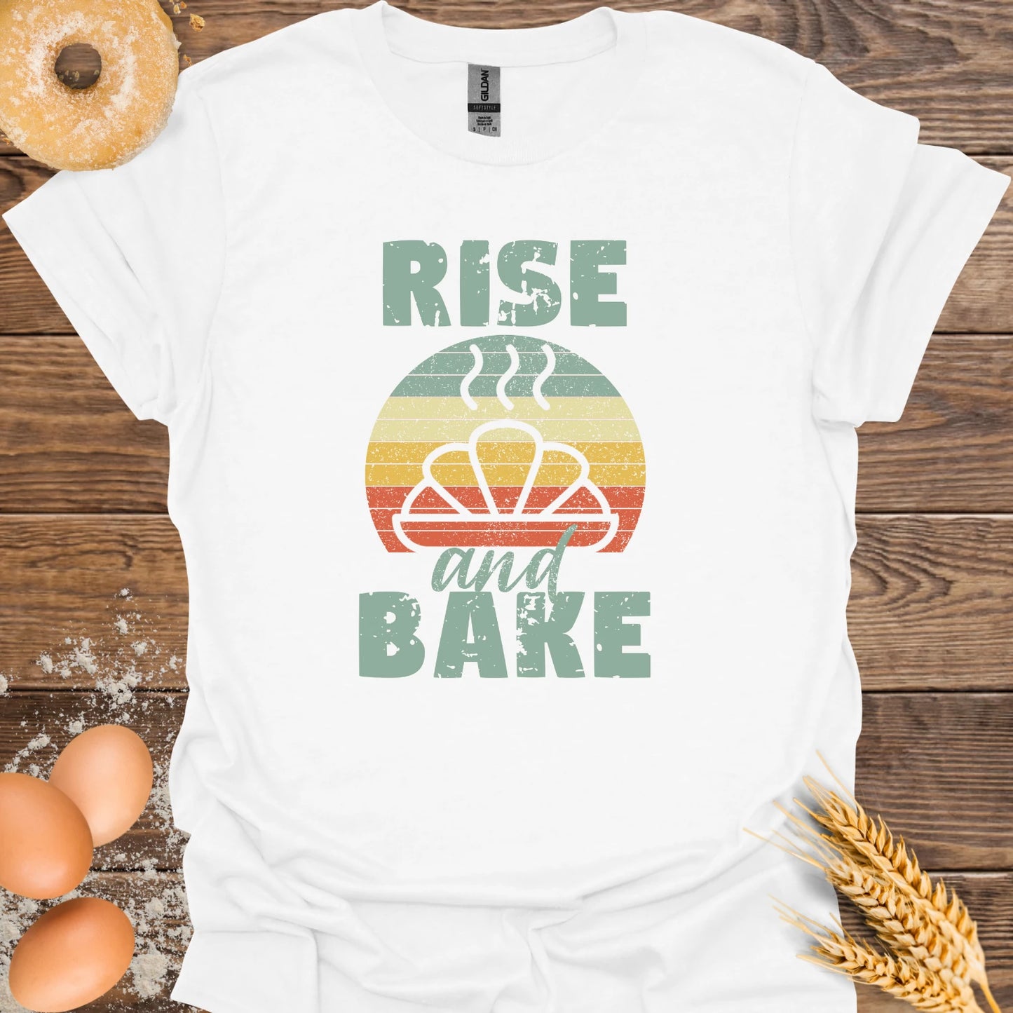 Rise and Bake Sunrise Croissant T-Shirt