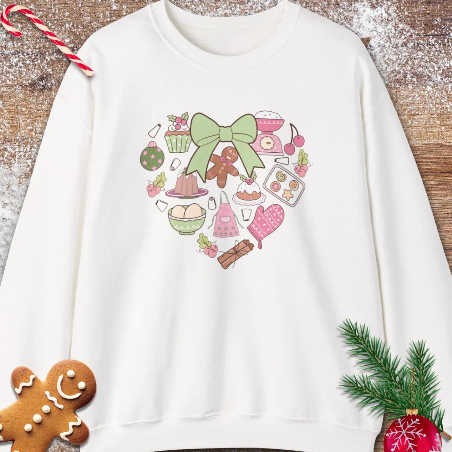 Christmas Heart Sweatshirt