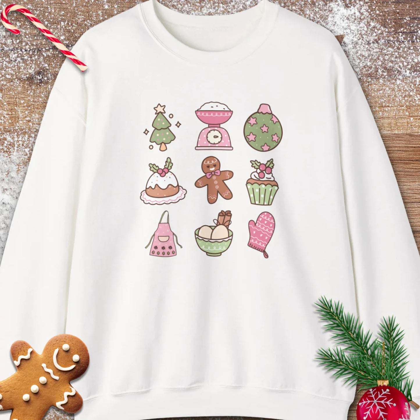 Christmas Grid Sweatshirt