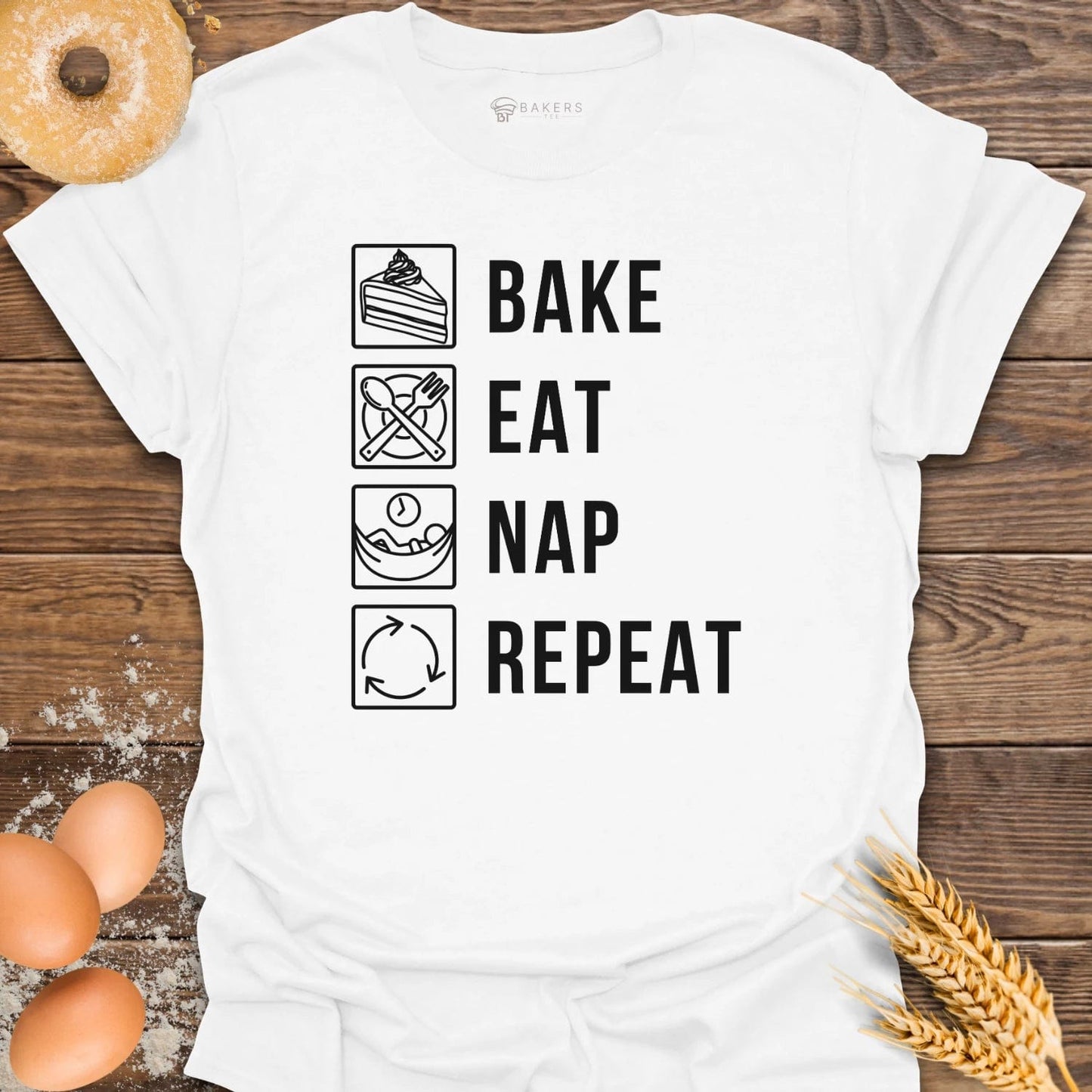 Bake Eat Nap Repeat T-Shirt