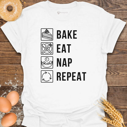 Bake Eat Nap Repeat T-Shirt