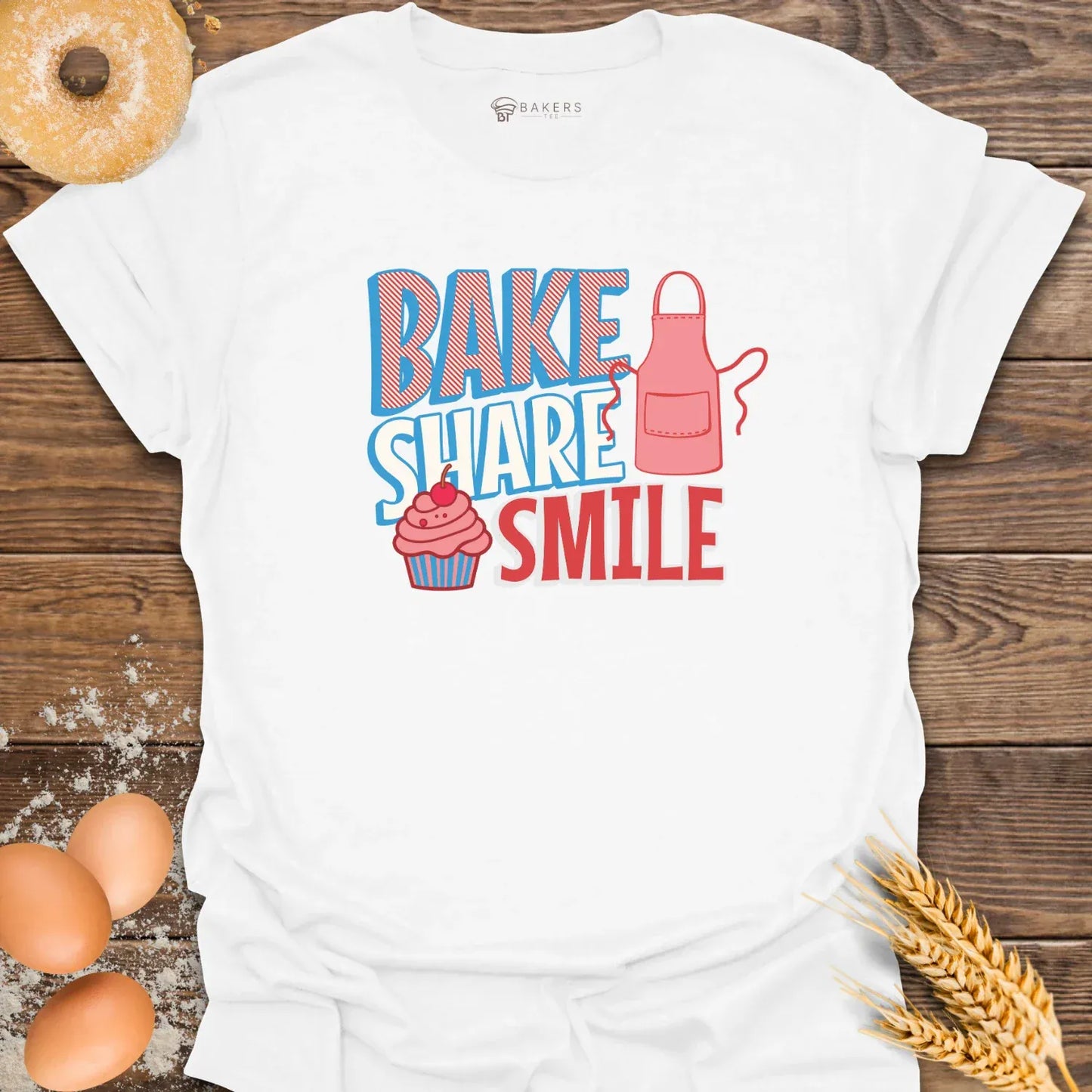 Bake Share Smile T-Shirt